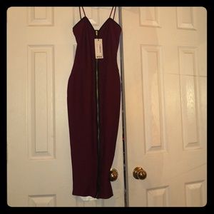 Boohoo Midi Bodycon Dress size 8